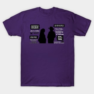 WayHaught Silhouette Quotes T-Shirt